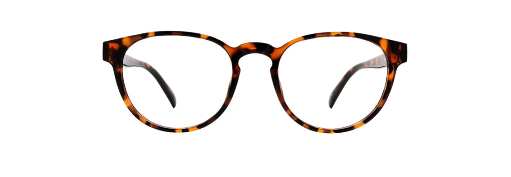 round/oval tortoiseshell glasses frames